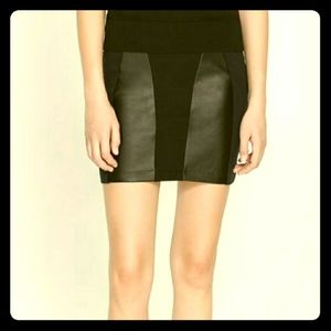 ZARA - Navy and Black Mini Skirt